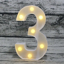 Încarcă imaginea în vizualizatorul Galerie, Cifre si litere volumetrice luminoase cu becuri
