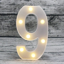 Încarcă imaginea în vizualizatorul Galerie, Cifre si litere volumetrice luminoase cu becuri