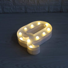 Încarcă imaginea în vizualizatorul Galerie, Cifre si litere volumetrice luminoase cu becuri