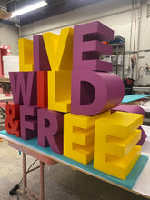 Încarcă imaginea în vizualizatorul Galerie, Litere polistiren