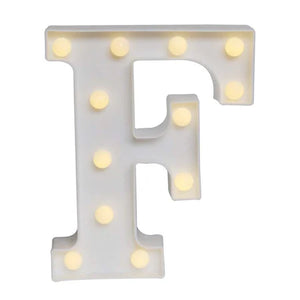 Cifre si litere volumetrice luminoase cu becuri
