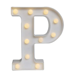 Cifre si litere volumetrice luminoase cu becuri