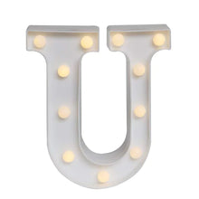 Încarcă imaginea în vizualizatorul Galerie, Cifre si litere volumetrice luminoase cu becuri
