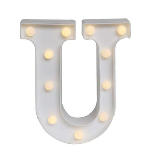 Cifre si litere volumetrice luminoase cu becuri