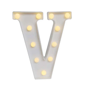 Cifre si litere volumetrice luminoase cu becuri