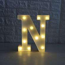 Încarcă imaginea în vizualizatorul Galerie, Cifre si litere volumetrice luminoase cu becuri
