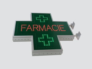 Cruci Farmacie cu leduri - model animat