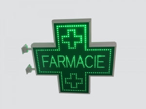 Cruci Farmacie cu leduri - model animat