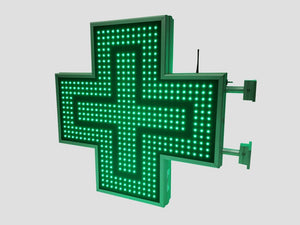 Cruci Farmacie cu leduri - model animat